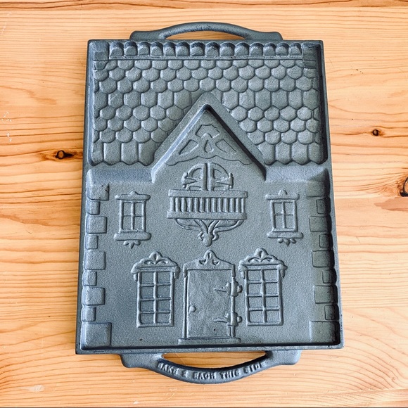 Vintage Kitchen Vintage John Wright Cast Iron Gingerbread House